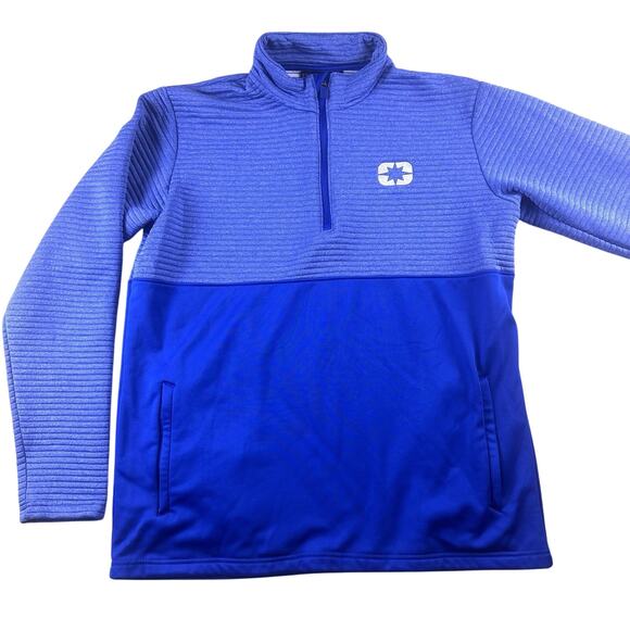 Polaris Snowmobile Thick Outside 1/4 Quarter-zip Pull Over Fleece Men's Large - Picture 1 of 15